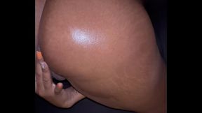 Ebony couple's horny doggystyle fucking with big BBC