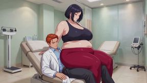 BBW SSBBW Stories #17B: Smothered by My Secret Feeder (Animated)