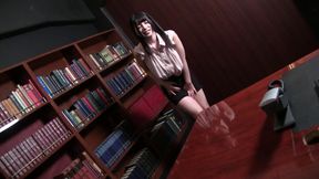 Japanese secretary peeing