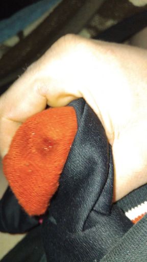Cum in sock