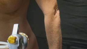 Getting my weekly spray tan, no tan lines for me ðŸŒž