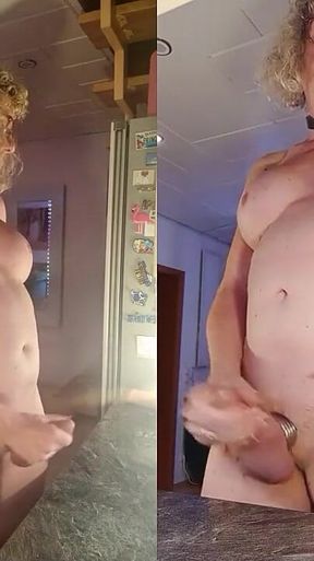 Tgirl Anna Enjoys Her Hard Girlsdick Too Cum Before ***