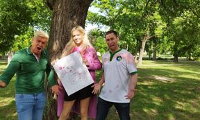 Novella Night Vr Part One - Runway Model Gushes Girl Cum In Anal Threesome