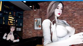 3D Animated Slut Wife Accepts Double Penetration from a Sexy Shapeshifter
