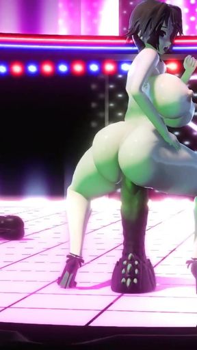 Jaw-dropping moment from &quot;mmd r18 futa big dick ntr mom dildo Futuristic FUCK Song 3d hentai sex dance fuck hard public group&quot;