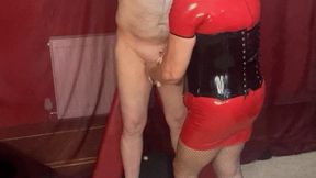 The complete domination of a naked cleaner Part 8 of 11