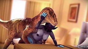 Furry Beast Dominates Prehistoric Predator
