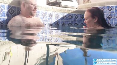 Redhead MILF Gets Destroyed In Outdoor Pool Underwater