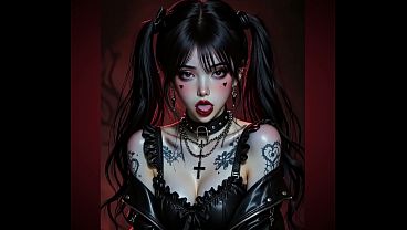 Lily - Slutty Emo Goth [AI - Gen]