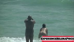 My 1st Nude Beach Vacation Sucking And Fucking BIG BLACK COCK!