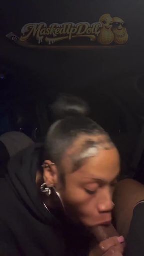 BBC lover gives a deepthroat blowjob to her big-dicked ebony amateur