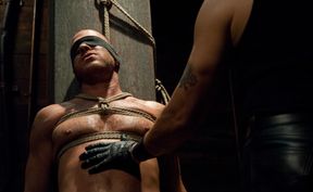 Dominant dude has a cock- and ball-worshipping whore