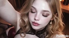 this pale goth girl turned out to be a real masochist and begged me to scream at her during a rough hardcore fuck from behind [ai]