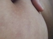 My fiance playing with my bellybutton and sucking my pussy so good