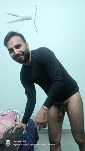 Sexy girl with Indian police man