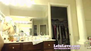 Lelu Love-WEBCAM: Sybian Riding Sneaky Orgasm Then Shower