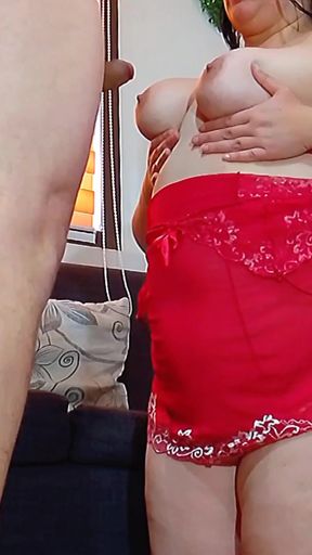 Thrilling moment from &quot;Cheating wife fucks her best friend&#039;s stepson when he comes to ask for salt&quot;