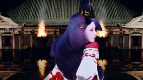 3D sexy Asian cosplay stripper dance for you