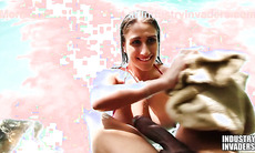 Skylar Luv Fucks BBC At the Pool For Industry Invaders