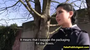 Petite euro doggystyle fucked by fake agent