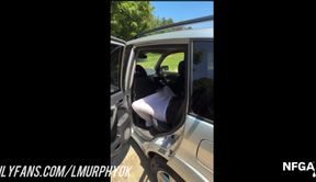 Uber driver destroys virgin twink raw public finish huge cock