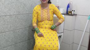 Indian Hot Step Mother Fucked Step Son Dirty in Washroom in Hindi Audio