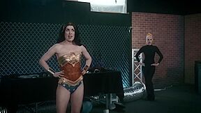 Olive Glass - Wonder Woman In One Dumb Woman Meet The Fembots