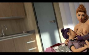 Light of My Life-Cute lesbians explore each others