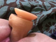 Close up solo beauty toying ass