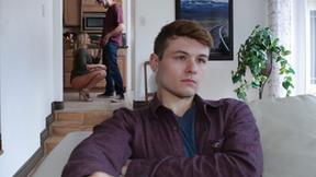 ”Risky fuck with big boobed COUGAR in the kitchen”