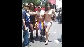 SemiNaked on the Street video