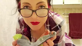 Very Dirty Panties. Masturbation, Pissing And Panty Stuffing