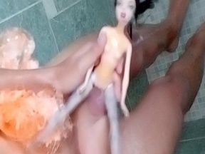 Taking a shower with Katherine doll bitch (part 2)