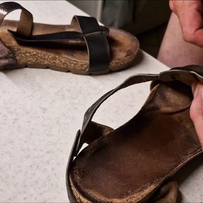 old sandals