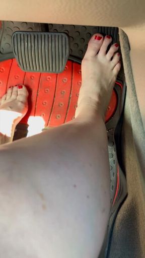 Driving barefoot