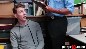 Busted Turned On: Hot Teen Thug Caught Mid-Sex by Officer – Interracial Action 18+