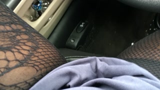 Having an orgasm behind the wheel