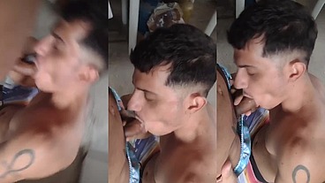 Mamei gostoso a pica do Puto tatuado carioca