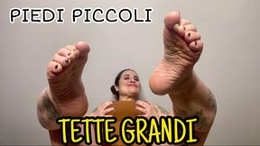 PIEDI PICCOLI TETTE GRANDI