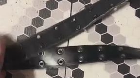 Leather Belt Fetish MP4