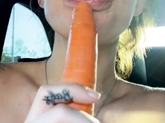 Big boobs milf masturbates with her dildo
