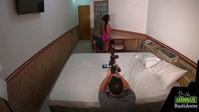 bastidores da nova atriz que esta estreando - natalia prado - gustavo bueno