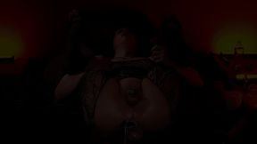 fucking my ass with many big dildos - sissy slut