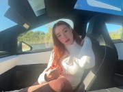 Fucking My Bestfriend's HOT HORNY Girlfriend In My Car-Rosie Rider