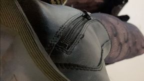 A Shoefetish Dream - POV and underglass Views on Doc Martens and Nylons - HD