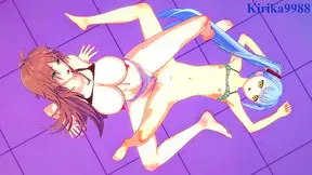 Ruri Sagiris Busty Embrace Sparks Steamy Lesbian Desires