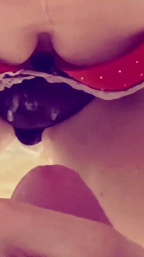 PISSING my DIAPER and sucking his cock   Clip 1