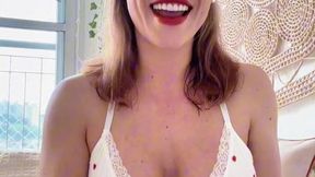 Sexy amateur gets dildo fucked while wearing hot lingerie