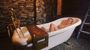 Fucked in the bathroom when she was washing