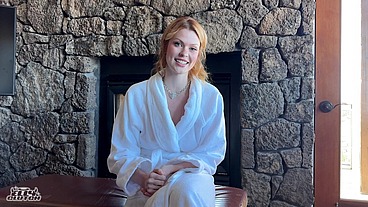 Slutty redhead bridesmaid gets locked out of hotel room before wedding (FULL)